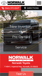 Mobile Screenshot of norwalktoyota.com
